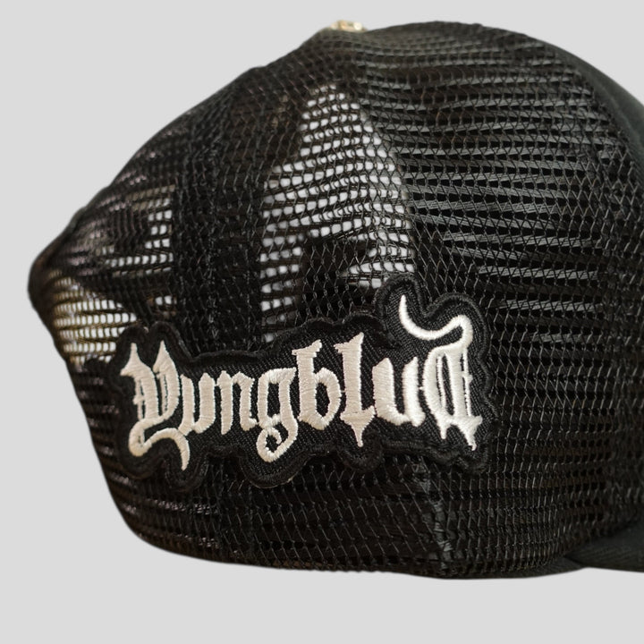 Chrome Hearts Foti Harris X Aerosmith Patch Hat in Black