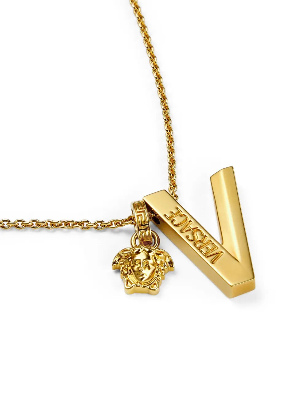 Versace Women Logo Plaque Necklace