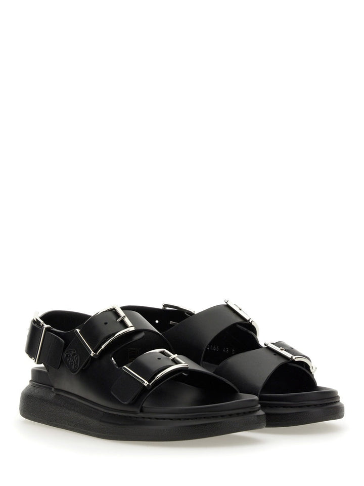 Alexander Mcqueen Men Leather Sandal