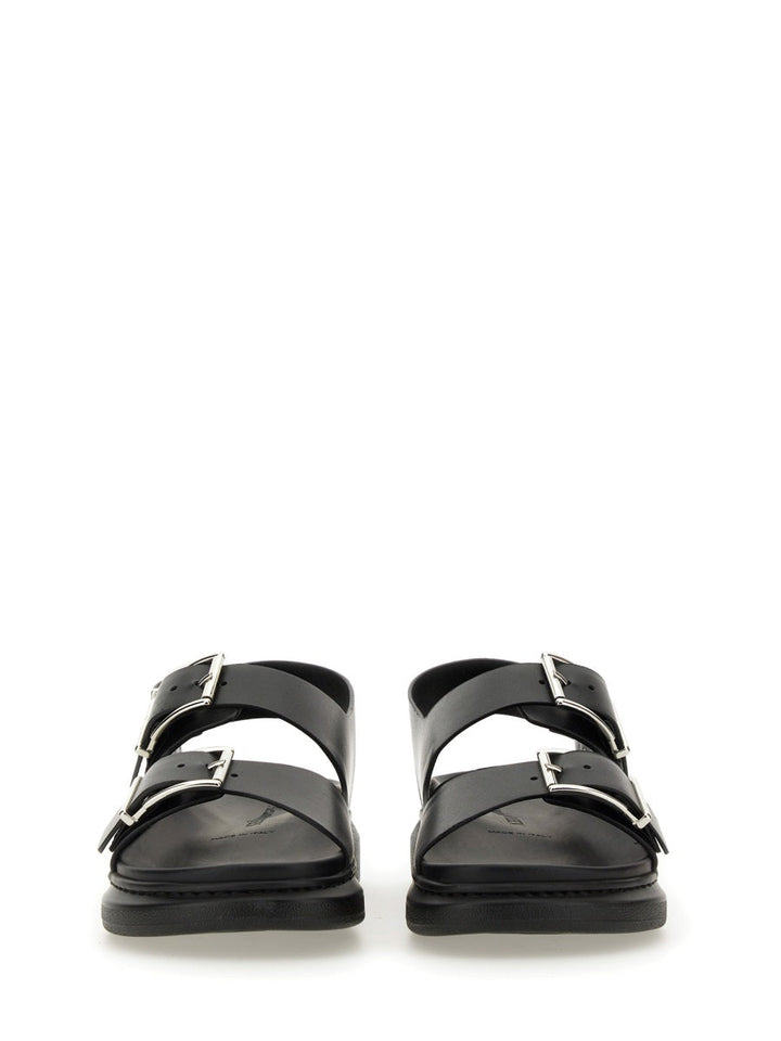 Alexander Mcqueen Men Leather Sandal
