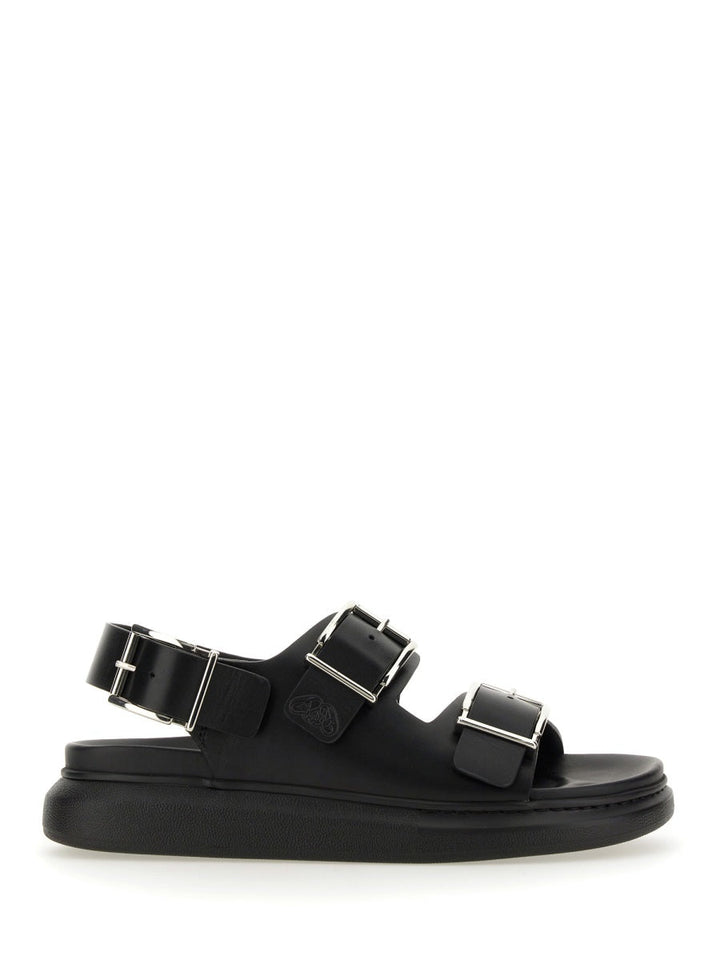 Alexander Mcqueen Men Leather Sandal
