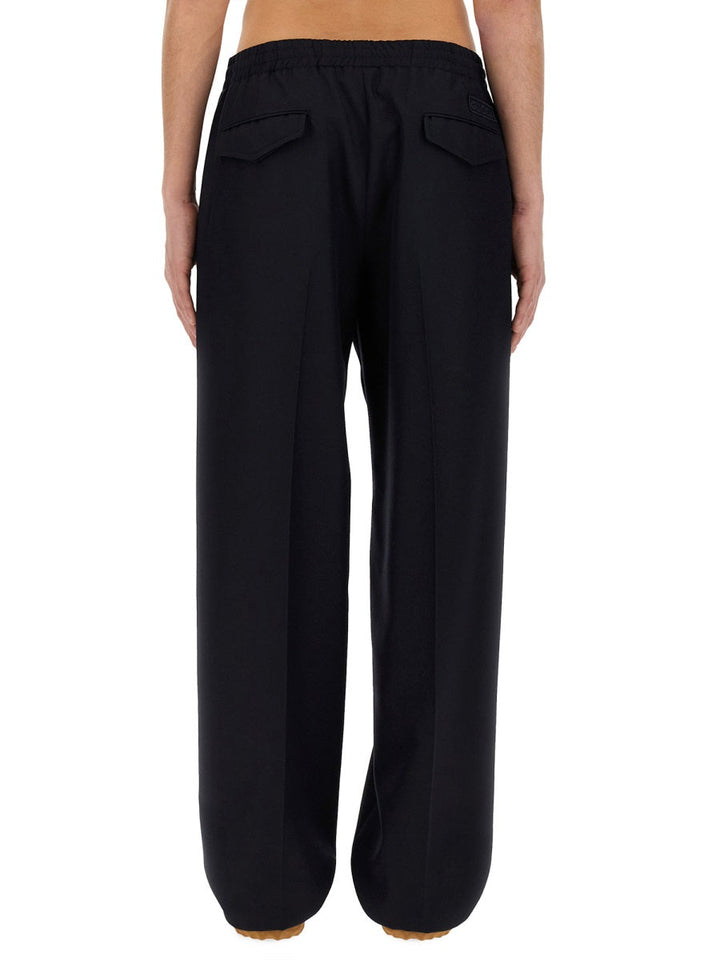 Gucci Men Wool Twill Jogging Pants