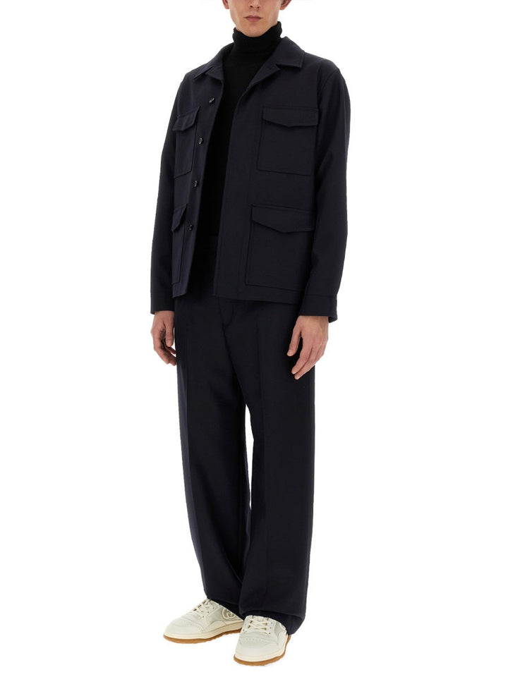 Gucci Men Wool Twill Jogging Pants