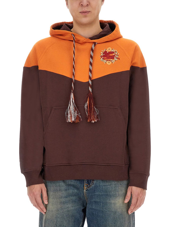 Etro Men Hooded Sweatshirt With Logo