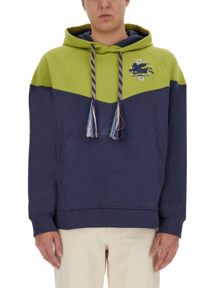 Etro Men Hooded Sweatshirt With Logo