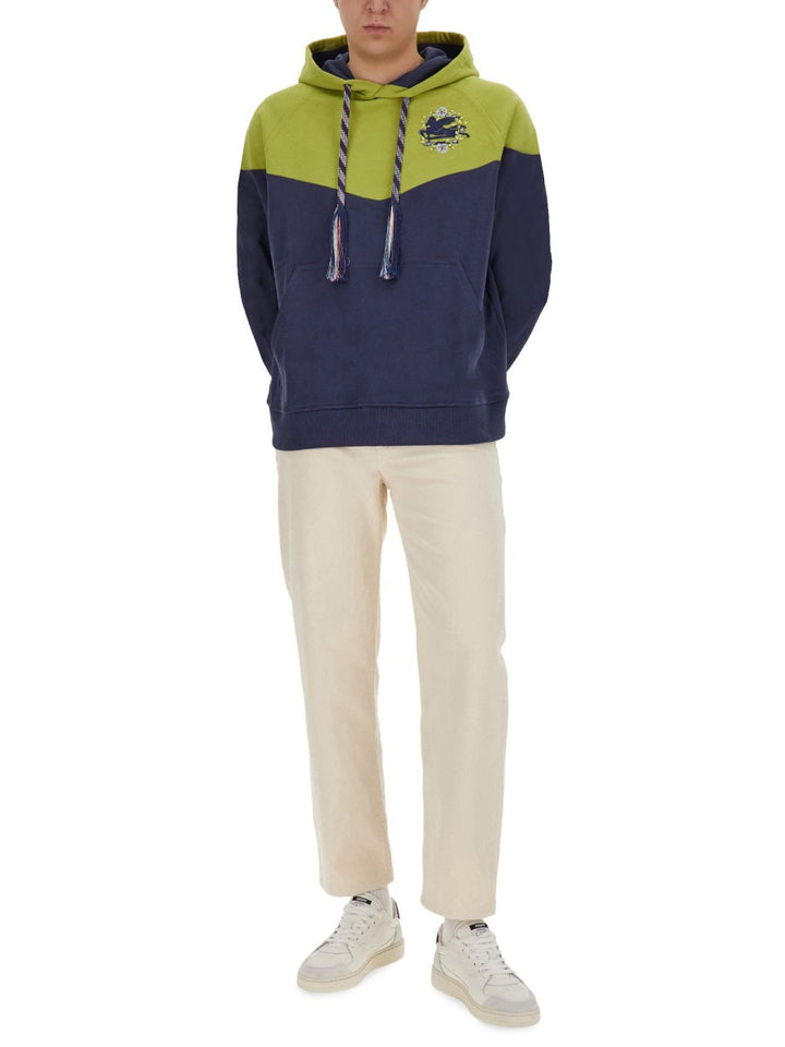 Etro Men Hooded Sweatshirt With Logo