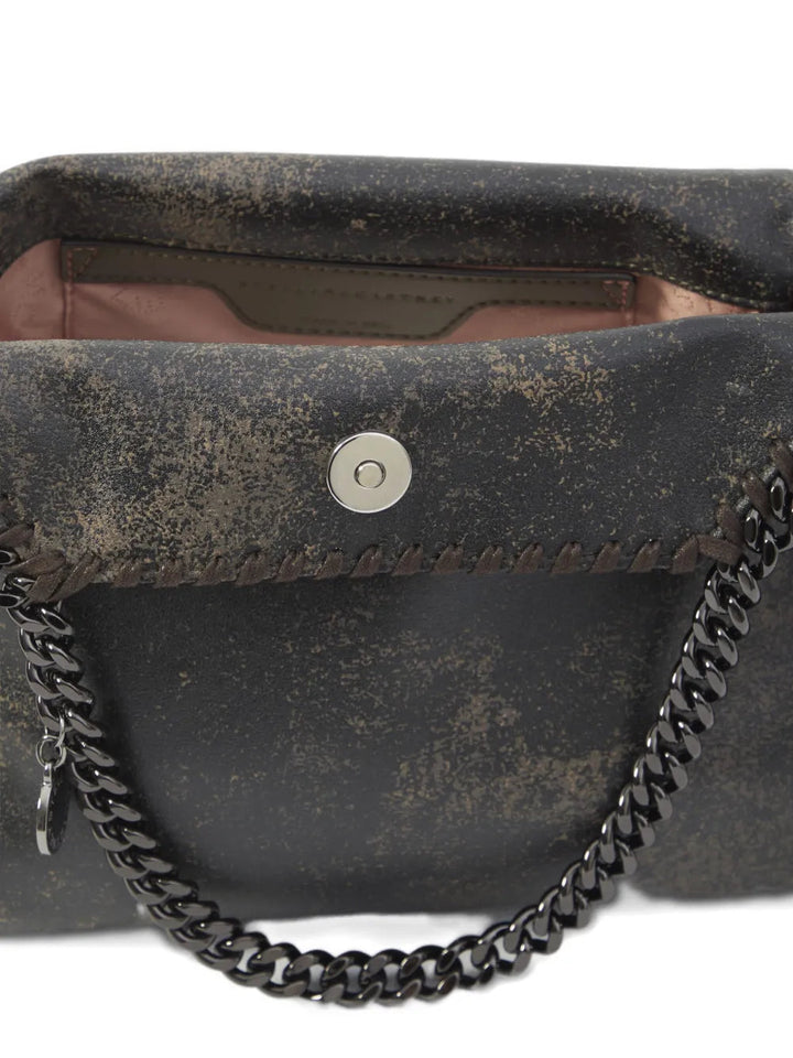 Stella Mccartney Women Falabella Mini Bag In Antiqued Suede