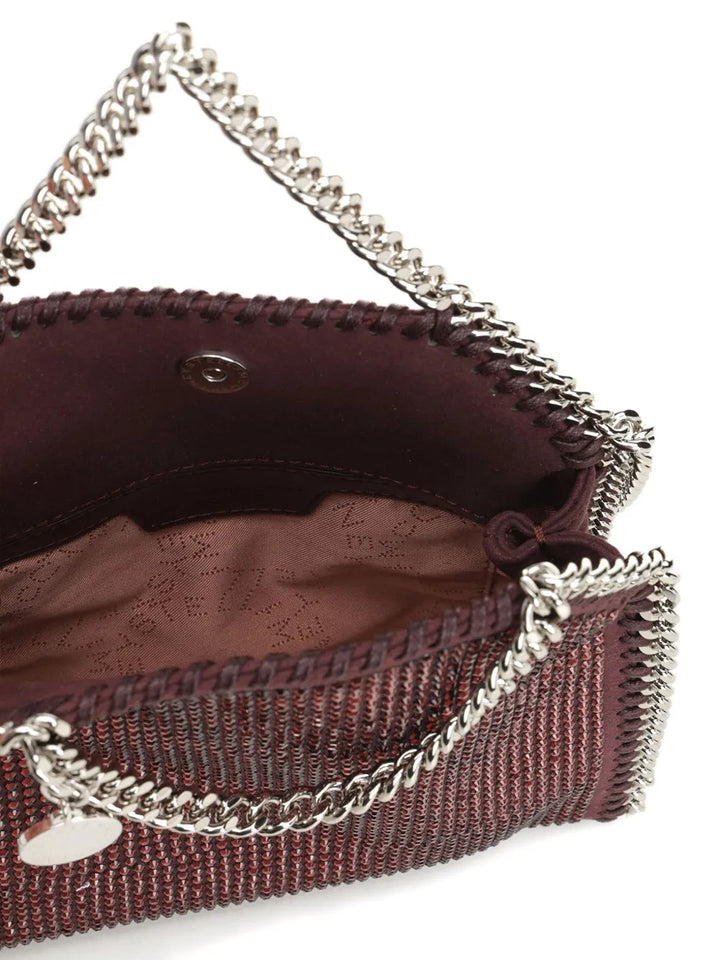 Stella Mccartney Women Falabella Tiny Hotfix Crystals On Alter Suede