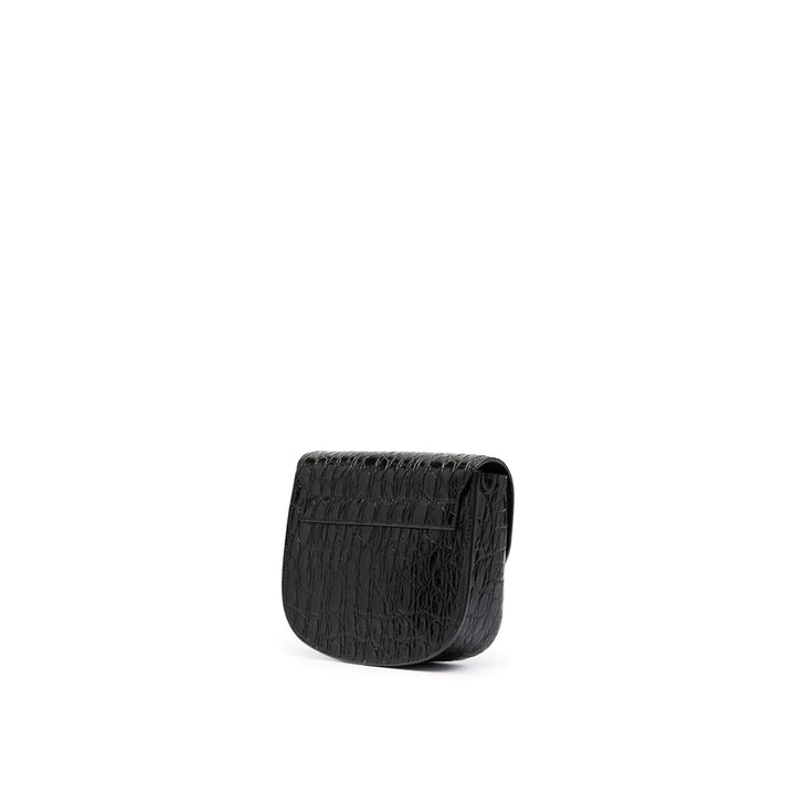 Saint Laurent Kaia Croco Shoulder Bag Women