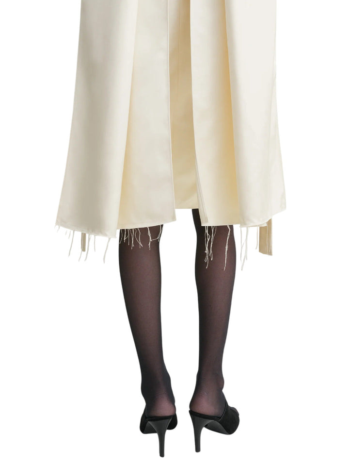 Toteme Women Cocoon Scarf Dress Ecru