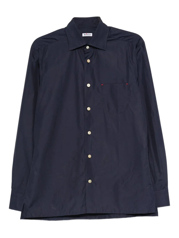 Kiton Men Buttoned Pocket Shirt