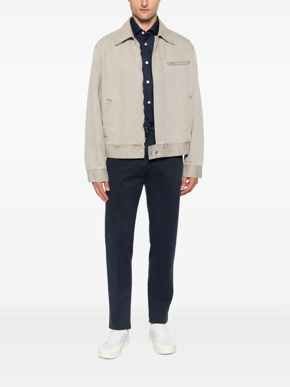 Kiton Men Buttoned Pocket Shirt
