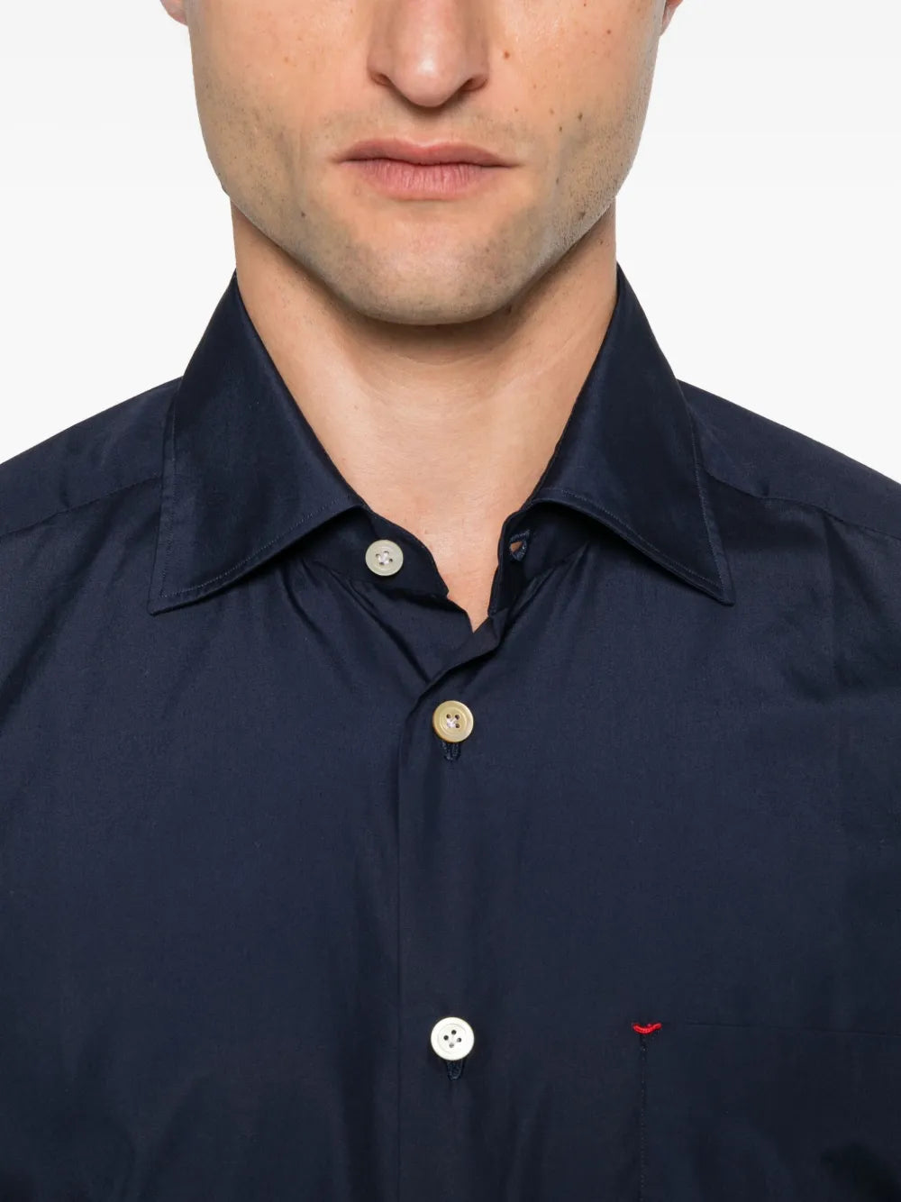 Kiton Men Buttoned Pocket Shirt