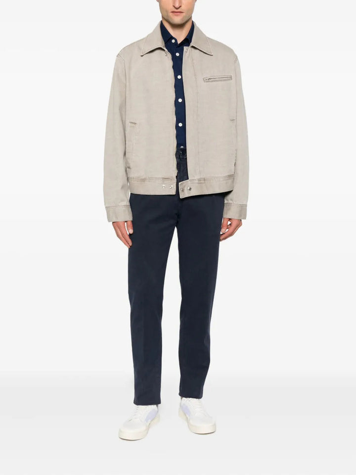 Kiton Men Long Sleeve Button Down Shirt