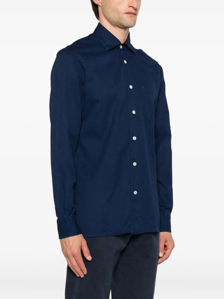 Kiton Men Long Sleeve Button Down Shirt