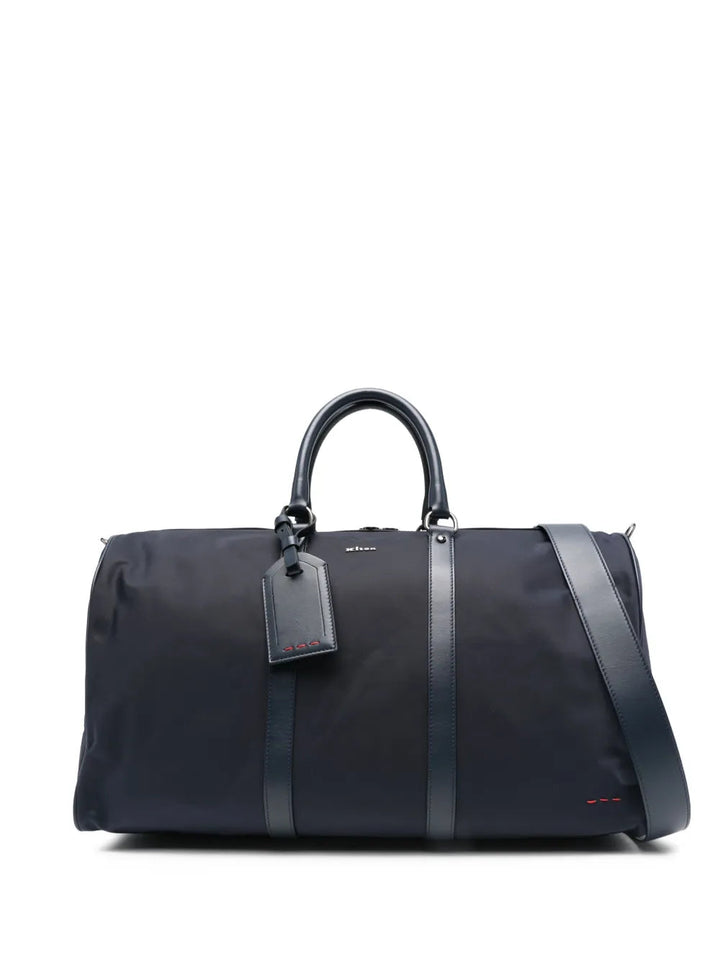 Kiton Men Travel Bag With Logo Tag