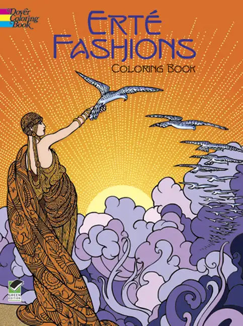 Erte Fashions Coloring Book - Paperback