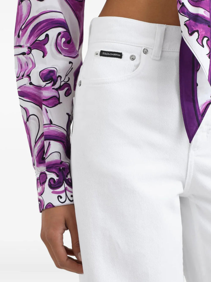 Dolce & Gabbana Women Cotton Jeans