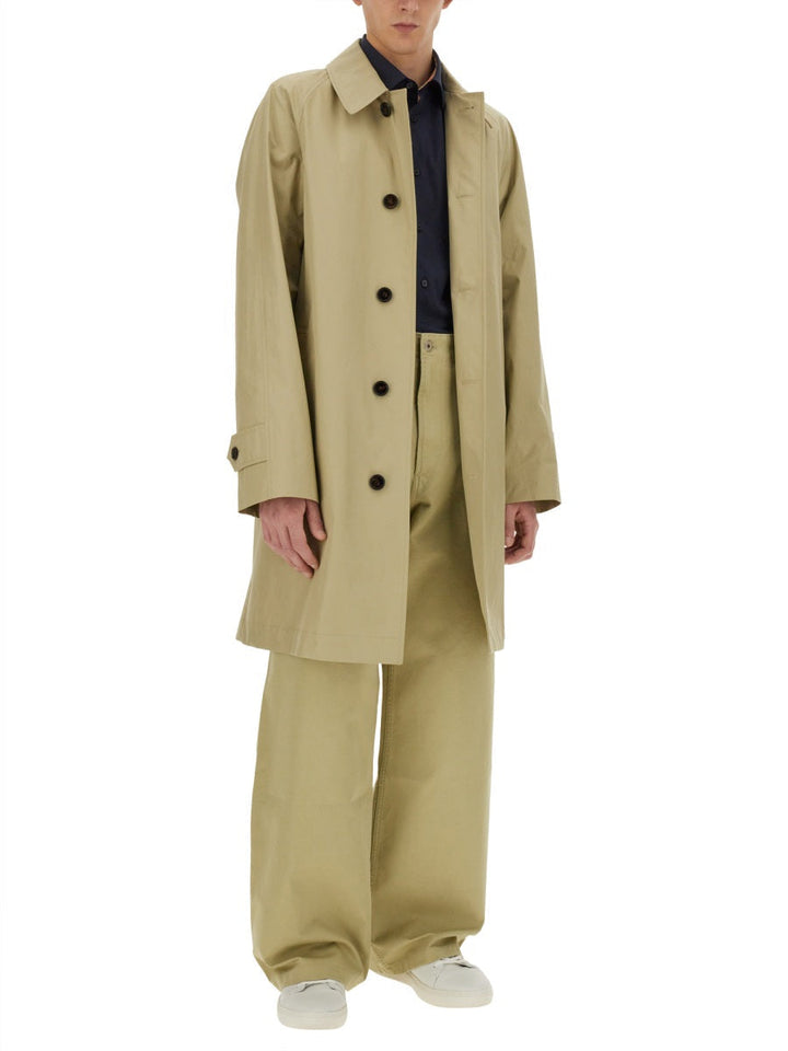 Burberry Men Cotton Trench Coat