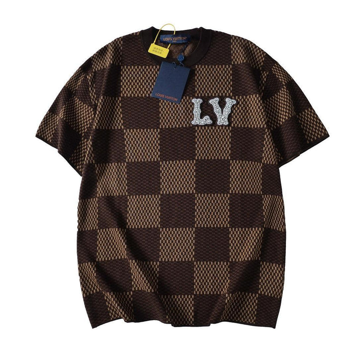 Louis Vuitton Damier T-Shirt Without Collar &