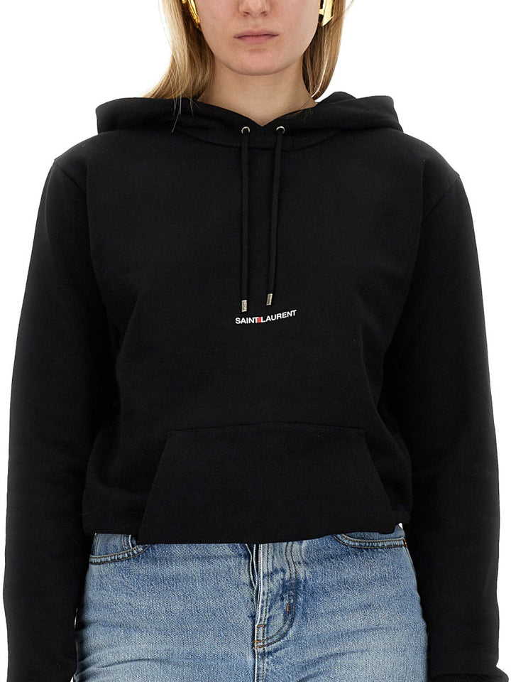 Saint Laurent Women Sweatshirt With Logo Print