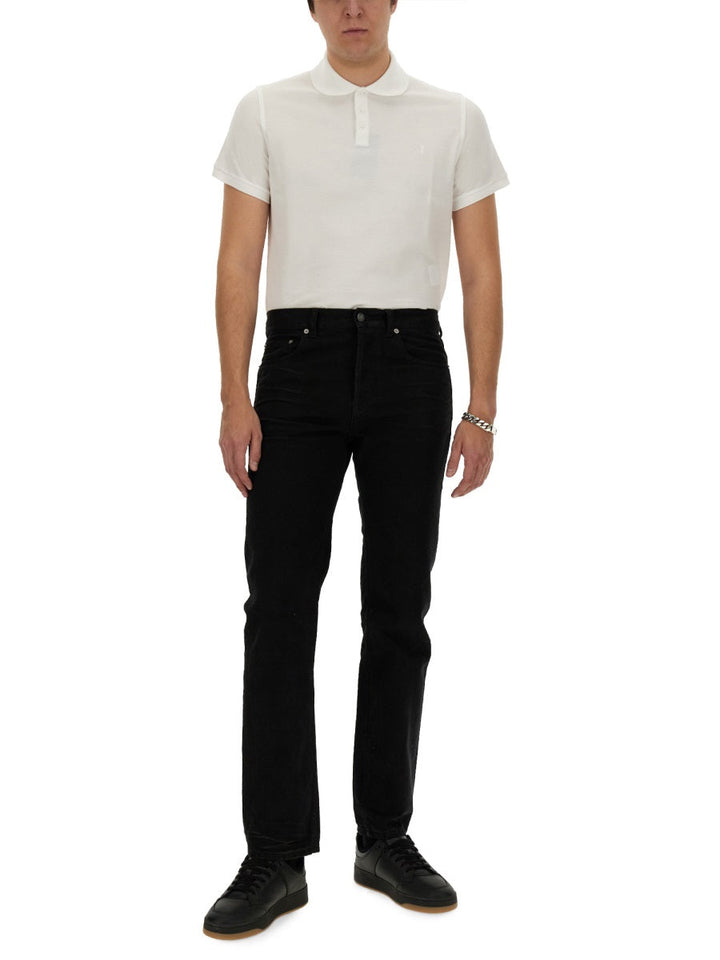 Saint Laurent Men Monogram Polo