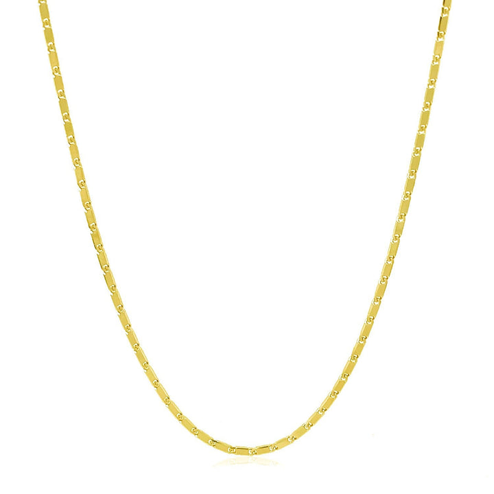 14k Yellow Gold Lumina Pendant Chain 1.0mm