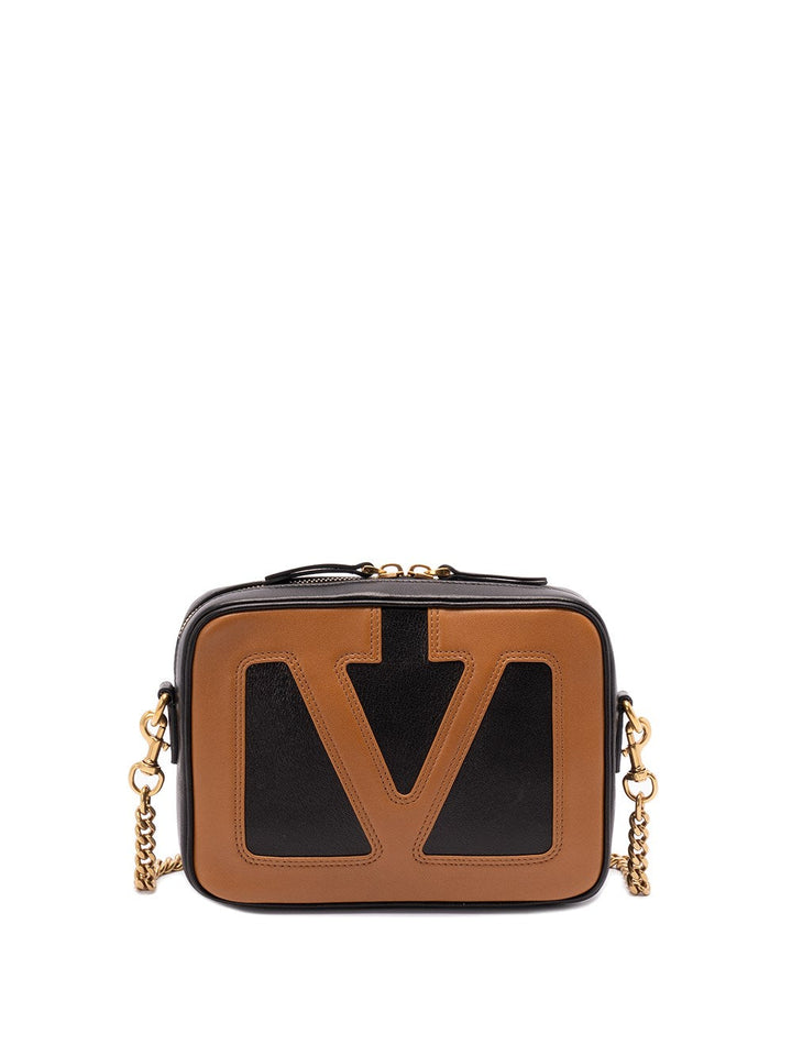 Valentino Garavani Men `Viva Superstar` Leather Camera Case