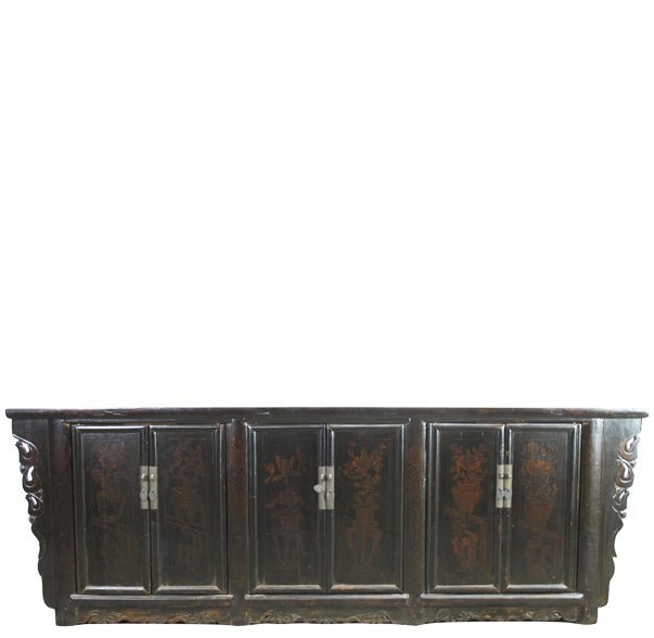 Long Large Antique Chinese Shanxi Sideboard | Designer Sale
