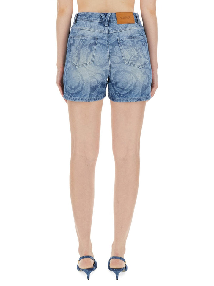 Versace Women Denim Shorts