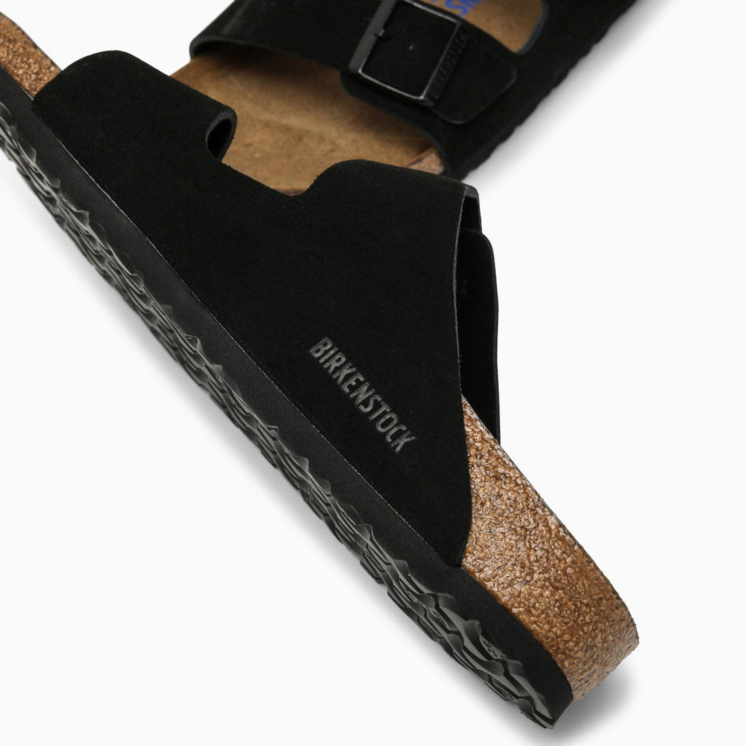 Birkenstock Taupe Suede Arizona Slide