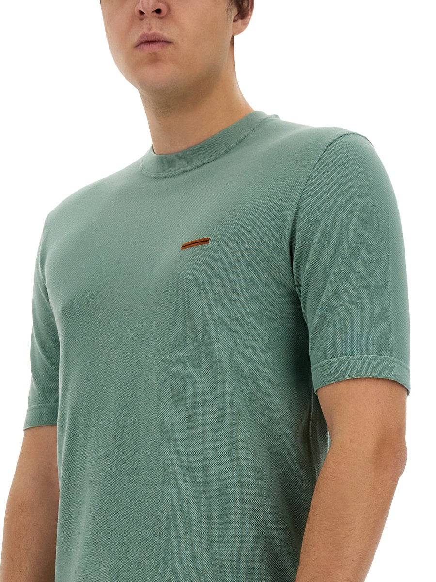 Zegna Men T-Shirt With Logo