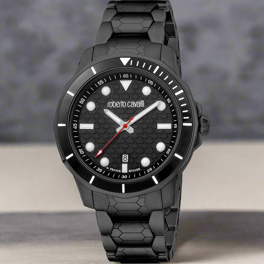 Roberto Cavalli By Franck Muller men's black Watches