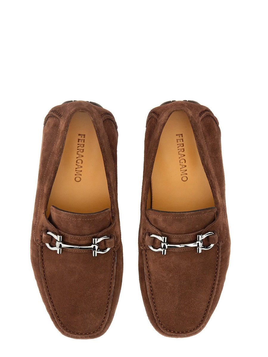Ferragamo Men Moccasin Ornament Gancini