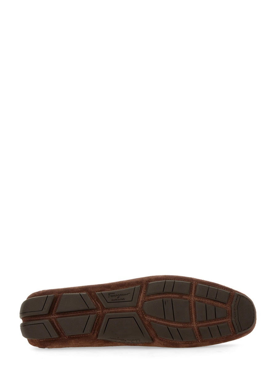 Ferragamo Men Moccasin Ornament Gancini