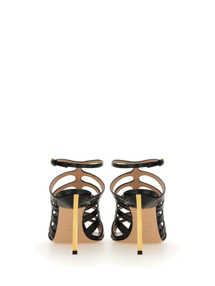 Tom Ford Women Leather Sandal