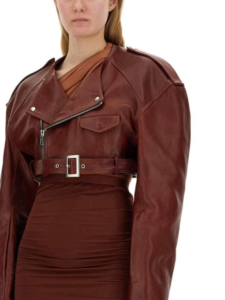 Rick Owens Women Leather Jacket