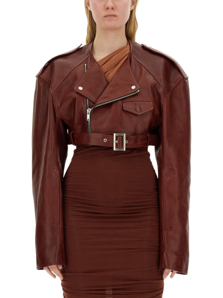 Rick Owens Women Leather Jacket