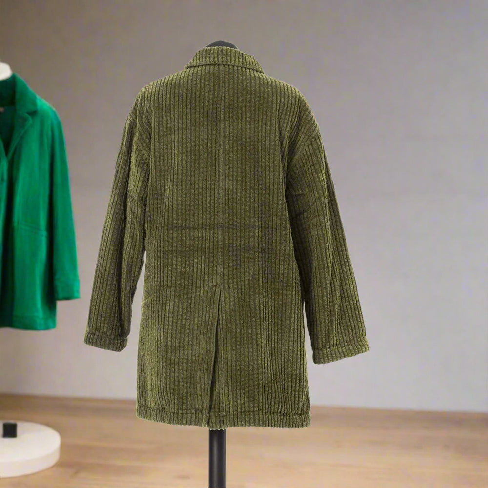 Jacob Cohen women's green corduroy  Coats