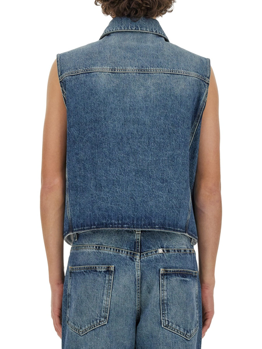 Givenchy Men Denim Vest