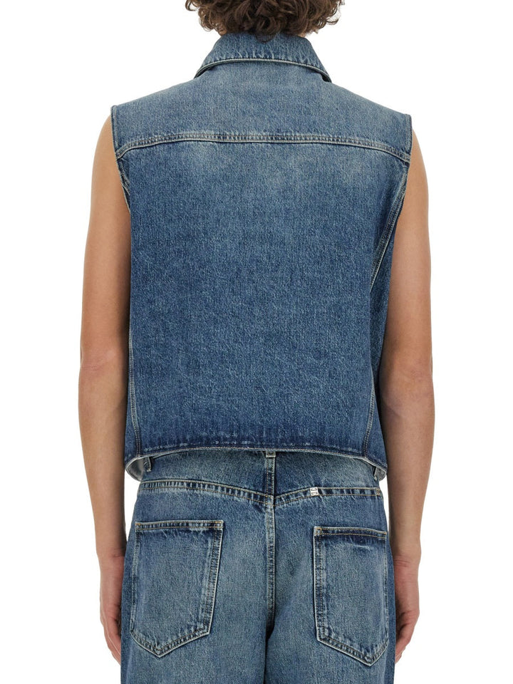Givenchy Men Denim Vest