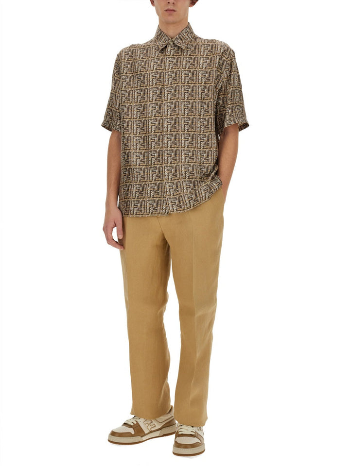 Fendi Men Canvas Pants