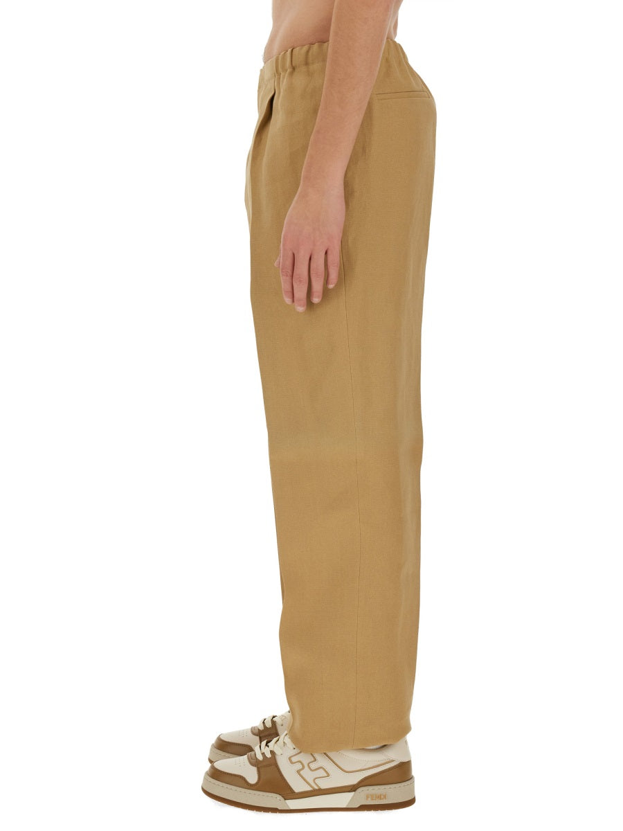 Fendi Men Canvas Pants
