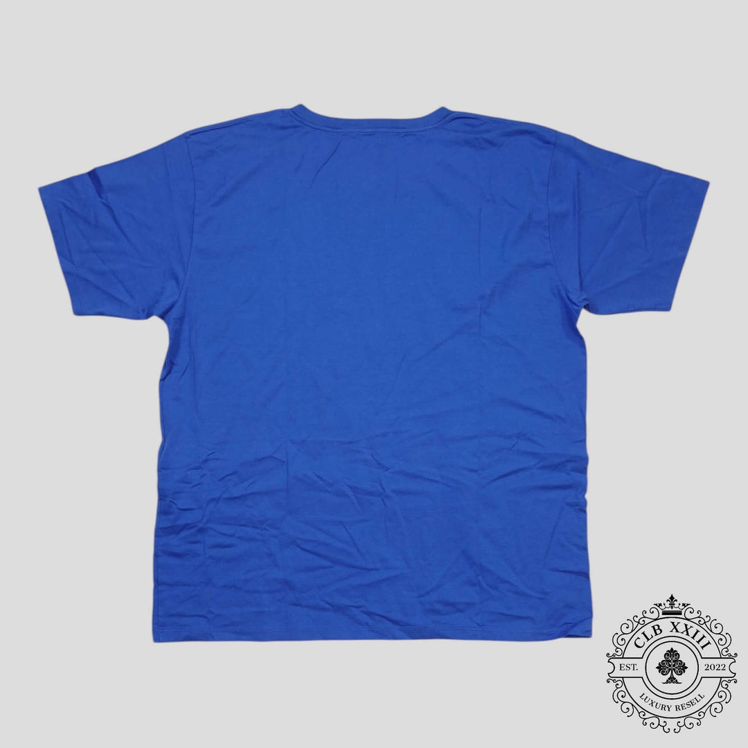 Celine Homme Logo Tee in Blue
