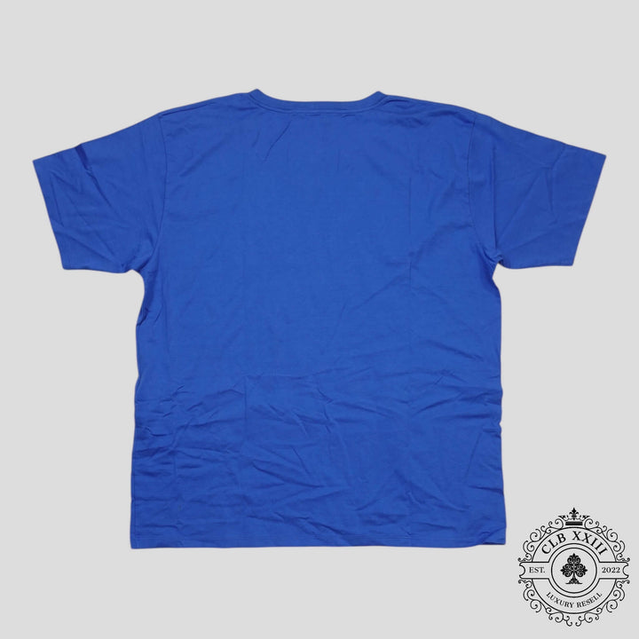 Celine Homme Logo Tee in Blue