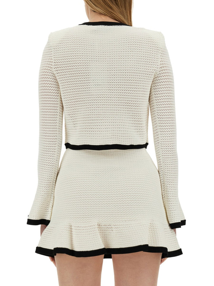 Self-Portrait Women Crochet Cardigan