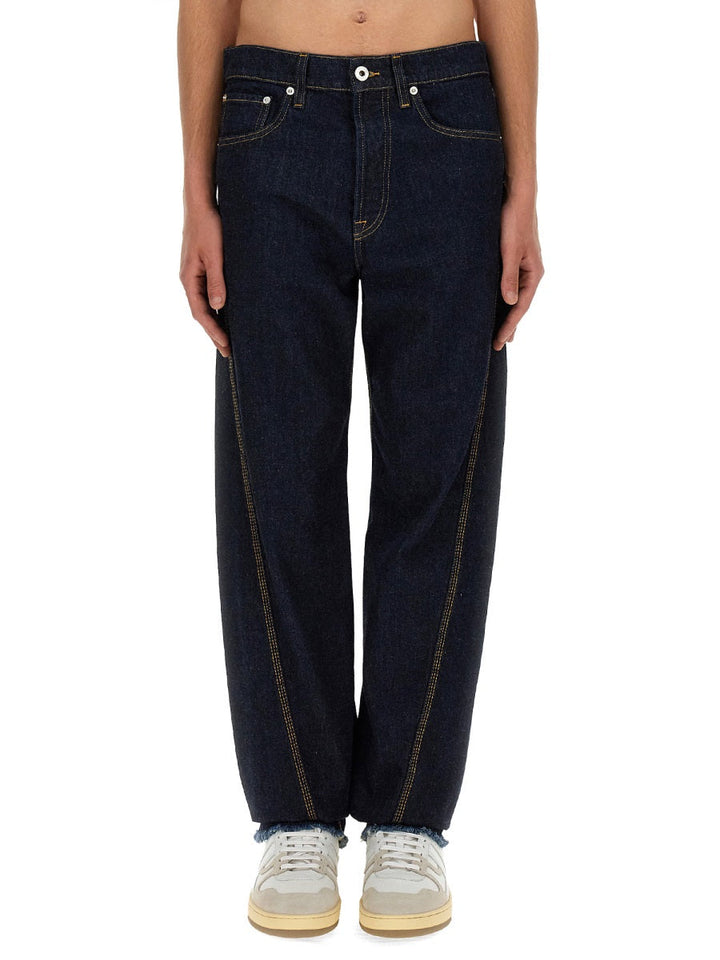 Lanvin Men Twisted Jeans