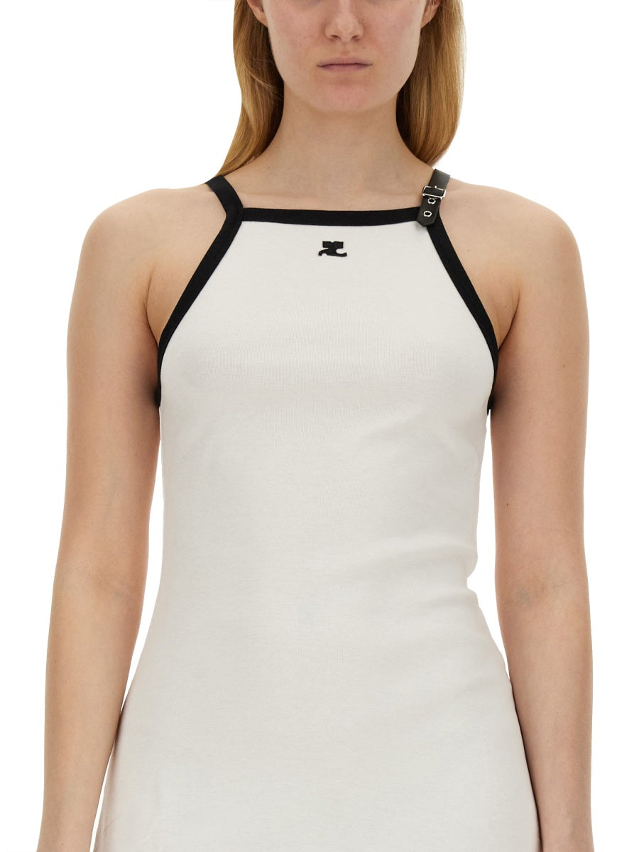 Courreges Women Dress With Logo