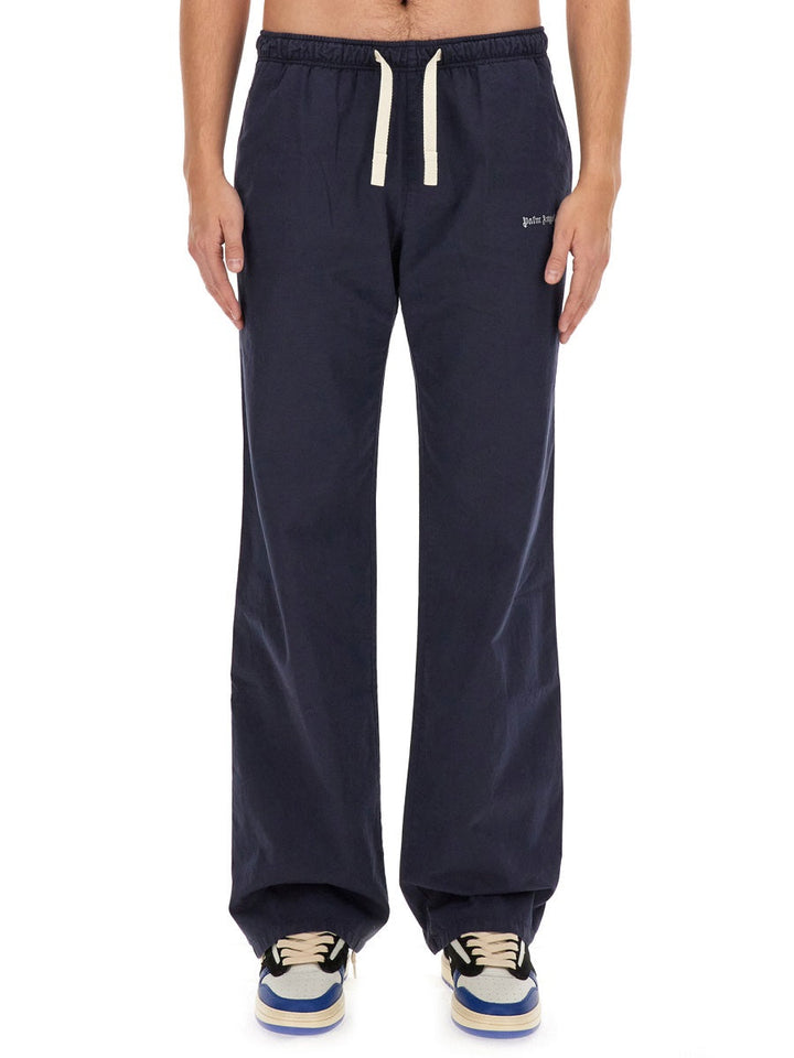 Palm Angels Men Pants With Logo