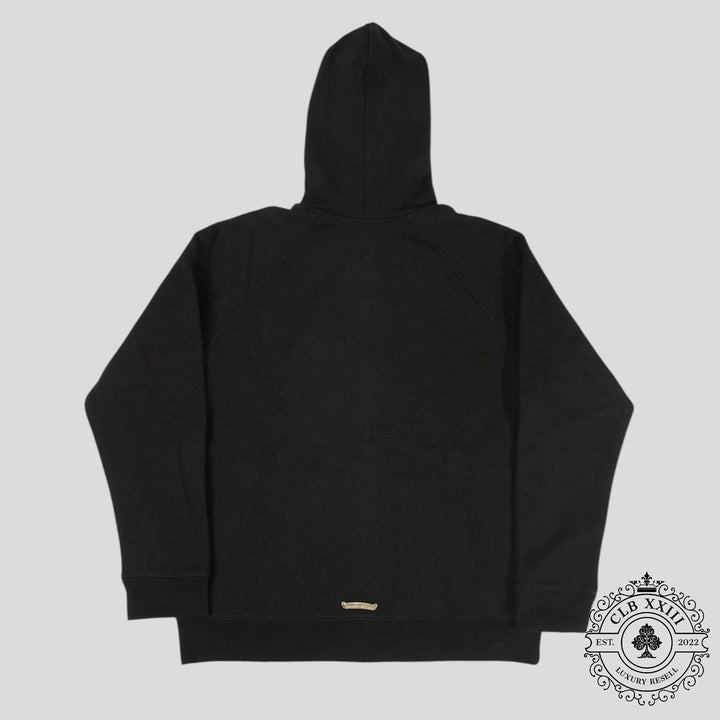 Chrome Hearts Paper Jam Zip Up Hoodie in Black